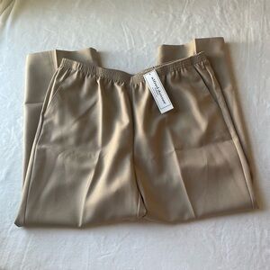 Alfred Dunner Straight-Leg Pants in Khaki Beige